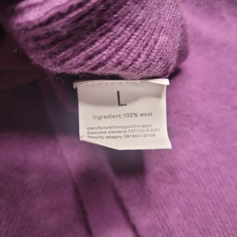 4pc WOOL Sweaters Tops Lot Crafts Cutter‎ Flaws Holes Upcycle Fabric DIY
